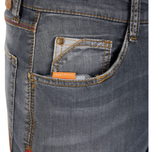 Jeans 5 Pocket High Stretch Mittelgrau