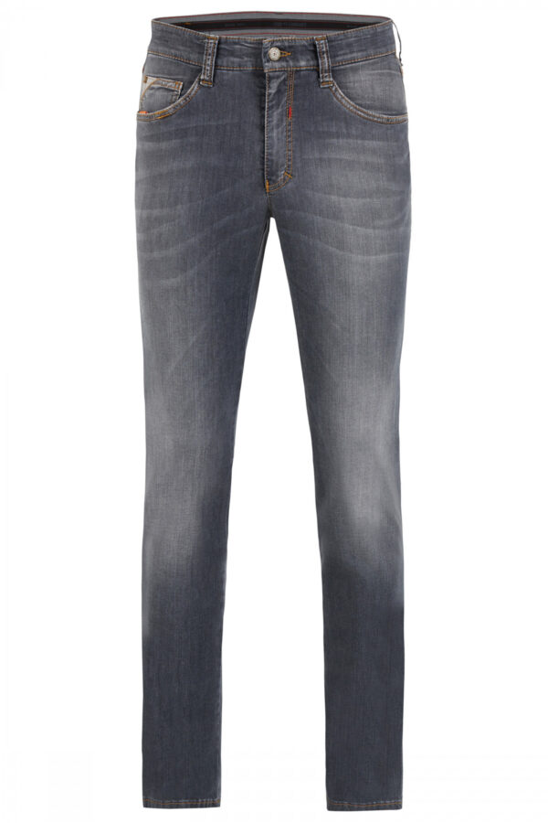Jeans 5 Pocket High Stretch Mittelgrau