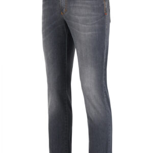 Jeans 5 Pocket High Stretch Mittelgrau