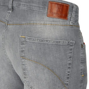 Jeans 5 Pocket High Stretch Hellgrau