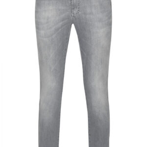 Jeans 5 Pocket High Stretch Hellgrau