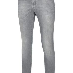 Jeans 5 Pocket High Stretch Hellgrau