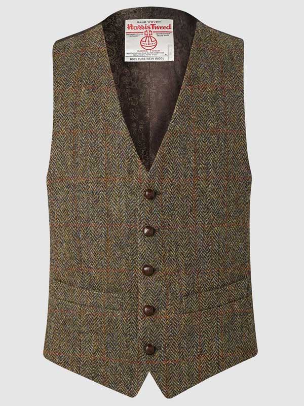IAIN WAISTCOAT - BROWN