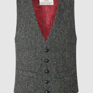 Harris Tweed Weste - Charcoal