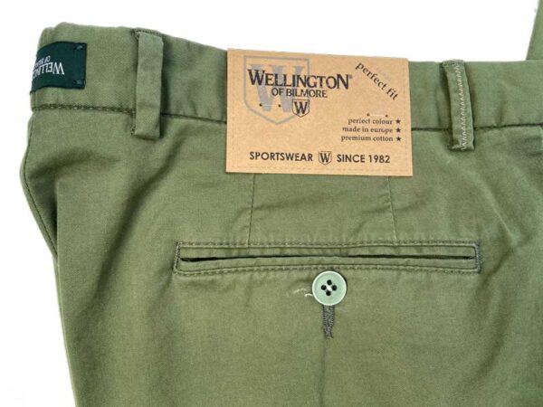 Wellington Chino, Mr. Jones katoenen broek licht geel