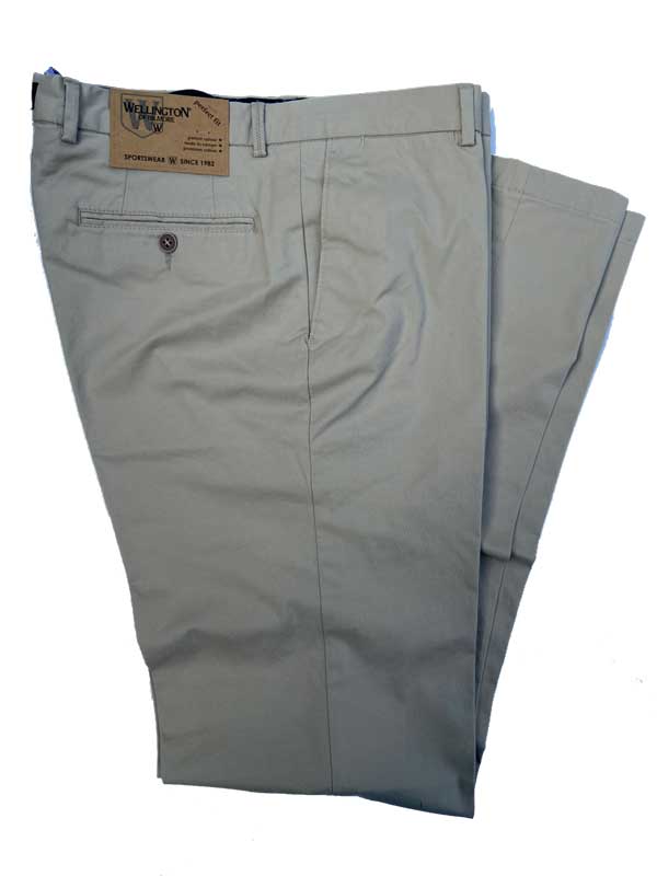 Wellington Chino, Mr. Jones katoenen broek licht geel