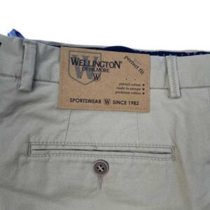 Wellington Chino, Mr. Jones katoenen broek licht geel