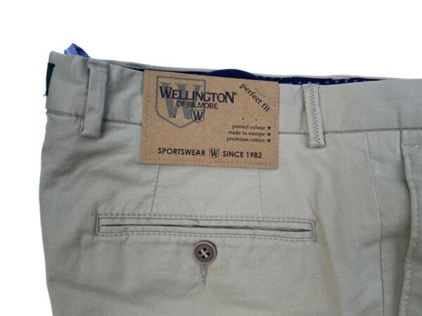 Wellington Chino, Mr. Jones katoenen broek licht geel