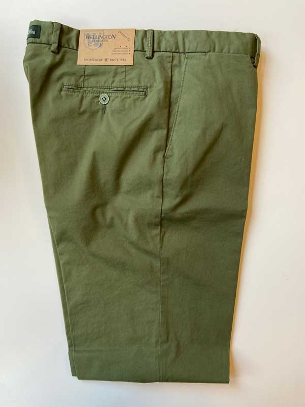 Wellington Chino, Mr. Jones katoenen broek licht geel