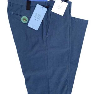 MMX CHINO, KATOENEN BROEK MET STEEKZAKKEN, GRIJS/BLAUW