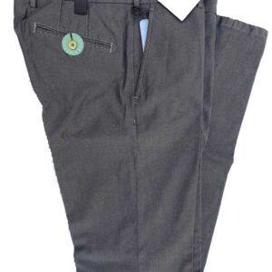 MMX CHINO, KATOENEN BROEK MET STEEKZAKKEN, BRUIN