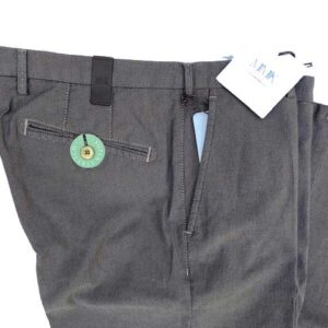 MMX CHINO, KATOENEN BROEK MET STEEKZAKKEN, BRUIN