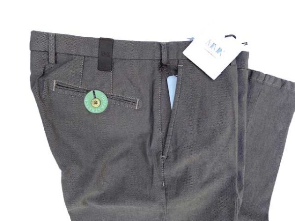 MMX CHINO, KATOENEN BROEK MET STEEKZAKKEN, BRUIN