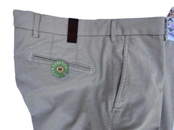 MMX CHINO, KATOENEN BROEK MET STEEKZAKKEN, SAND