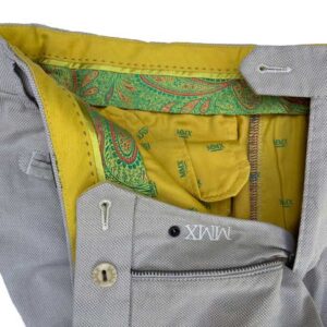 MMX CHINO, KATOENEN BROEK MET STEEKZAKKEN, SAND