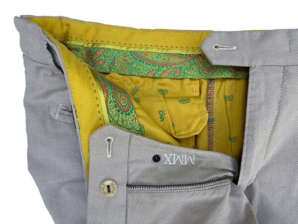 MMX CHINO, KATOENEN BROEK MET STEEKZAKKEN, SAND