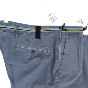MMX CHINO, KATOENEN BROEK MET STEEKZAKKEN, GRIJS/TAUPE