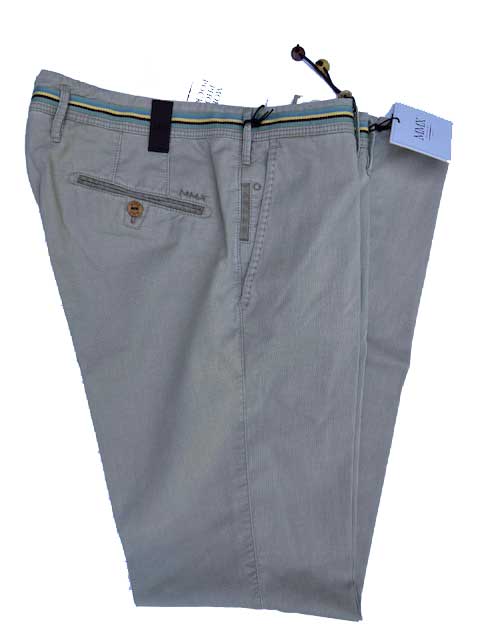 MMX CHINO, KATOENEN BROEK MET STEEKZAKKEN, ZANDKLEUR