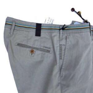 MMX CHINO, KATOENEN BROEK MET STEEKZAKKEN, ZANDKLEUR
