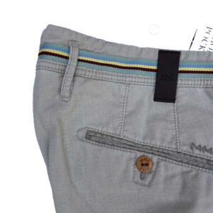 MMX CHINO, KATOENEN BROEK MET STEEKZAKKEN, ZANDKLEUR