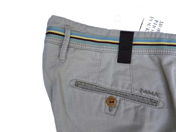 MMX CHINO, KATOENEN BROEK MET STEEKZAKKEN, ZANDKLEUR