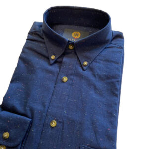 Flannel Shirt Viyella Blauw
