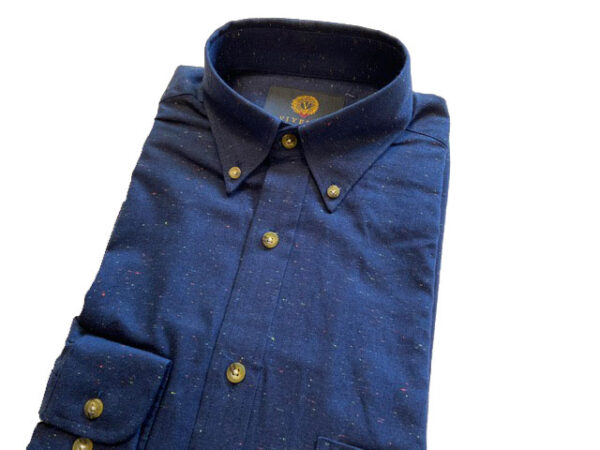 Flannel Shirt Viyella Blauw