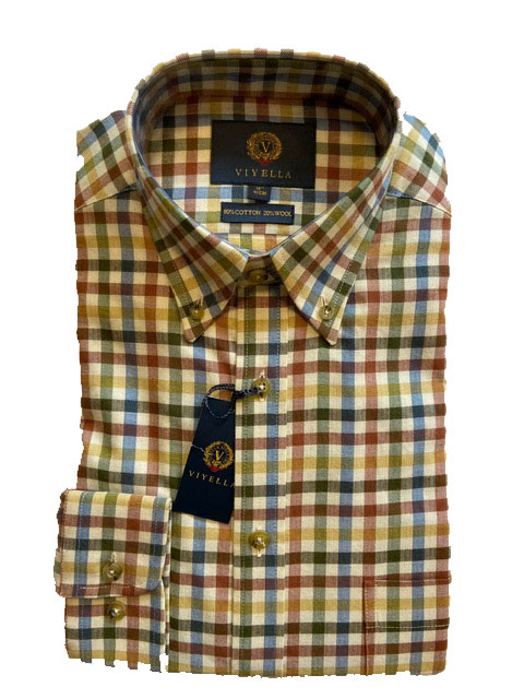 Flannel Shirt Viyella Ruitje