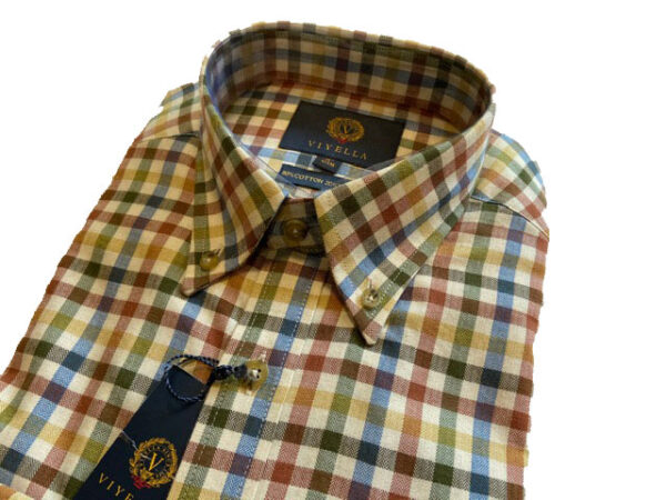 Flannel Shirt Viyella Ruitje