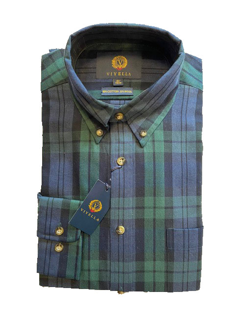 Flannel Shirt Viyella Black Watch