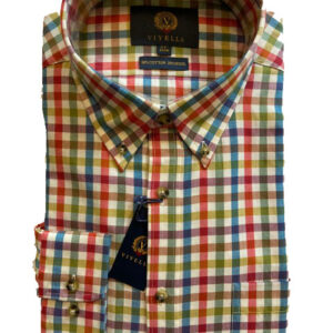 Flannel Shirt Viyella grote klein ruitje