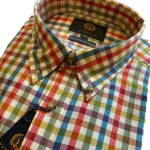 Flannel Shirt Viyella grote klein ruitje