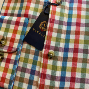 Flannel Shirt Viyella grote klein ruitje
