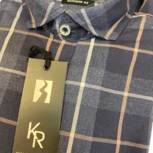 Flannel Shirt King's Road, Blauw Overruit