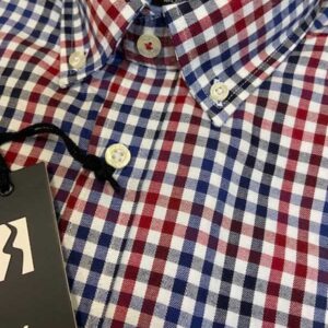 Flannel Shirt King's Road, Blauw Rood Blokje