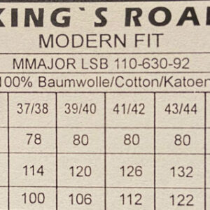 Flannel Shirt King's Road, Blauw Overruit