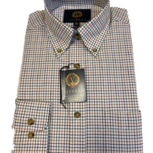 Flannel Shirt Viyella Mini Tattersal Oker