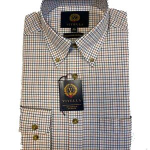 Flannel Shirt Viyella Mini Tattersal Oker