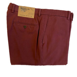 Wellington Katoenen Pantalon Rood
