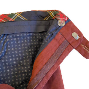 Wellington Katoenen Pantalon Rood