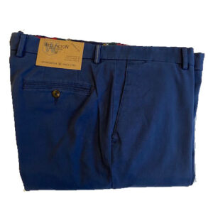 Wellington Katoenen Pantalon Blauw