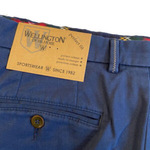 Wellington Katoenen Pantalon Blauw