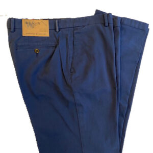 Wellington Katoenen Pantalon Blauw