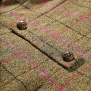 Tweed Damenjacke Louise Jacke – Pink Karo