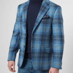 Harris Tweed Sakko Blau 612