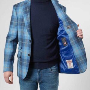 Harris Tweed Sakko Blau 612