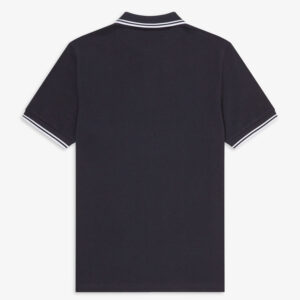 FRED PERRY, POLO, NAVY/WHITE/WHITE