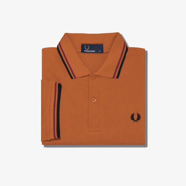 FRED PERRY, POLO, RUST