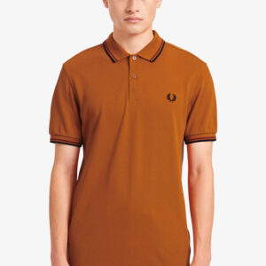 FRED PERRY, POLO, RUST