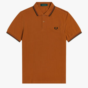 FRED PERRY, POLO, RUST